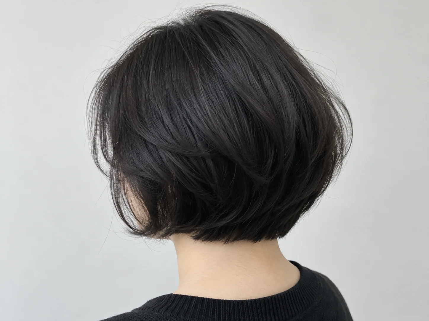 볼륨 단발